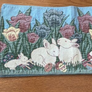Spring /Easter Tapestry Table Runner 11.5” x 72”